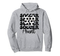 Soccer Aunt Soccer Auntie Coquette Hoodie - Fun Novelty Design for Adults - T-Shirt, Sweatshirt, Hoodie