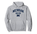 University Michigan Wolverines U M Soccer Hoodie - Aesthetic Graphic Unisex - T-Shirt, Sweatshirt, Hoodie