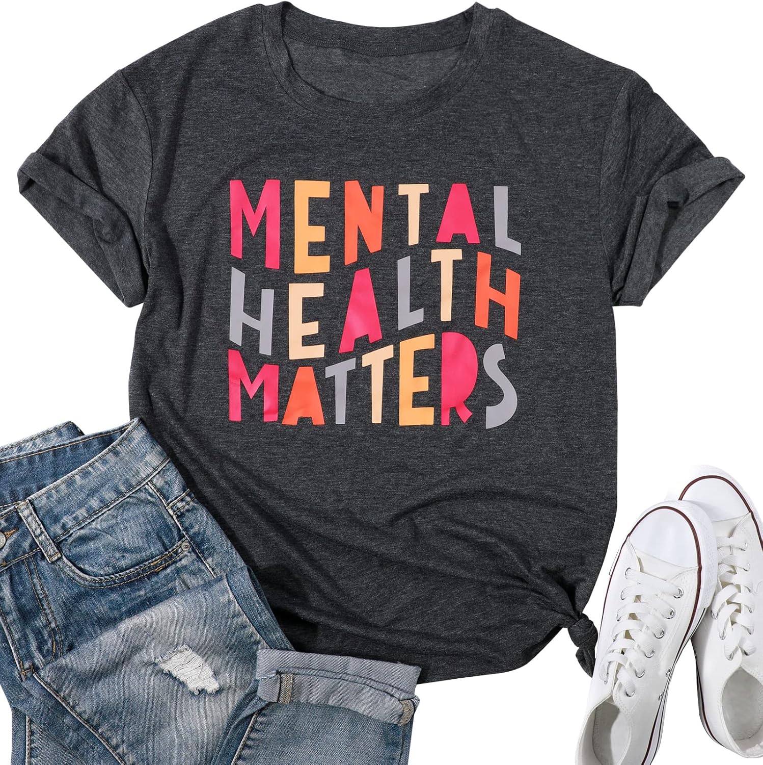 Mental Health Women Therapist Psychologist - Adult & Kids T-Shirts, Sweatshirts & Hoodies apparel design preview 1
