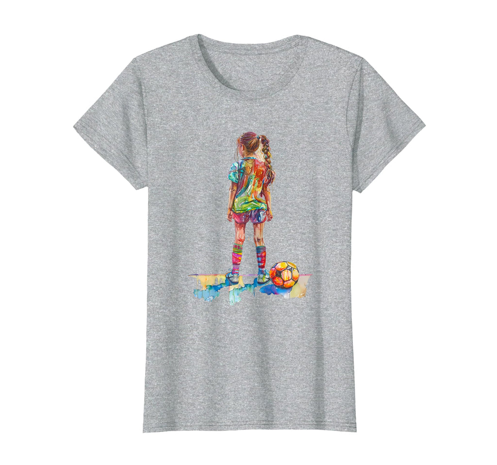 Watercolor Art Soccer Player T-Shirt - Streetwear Style for Adults - T-Shirt, Sweatshirt, Hoodie