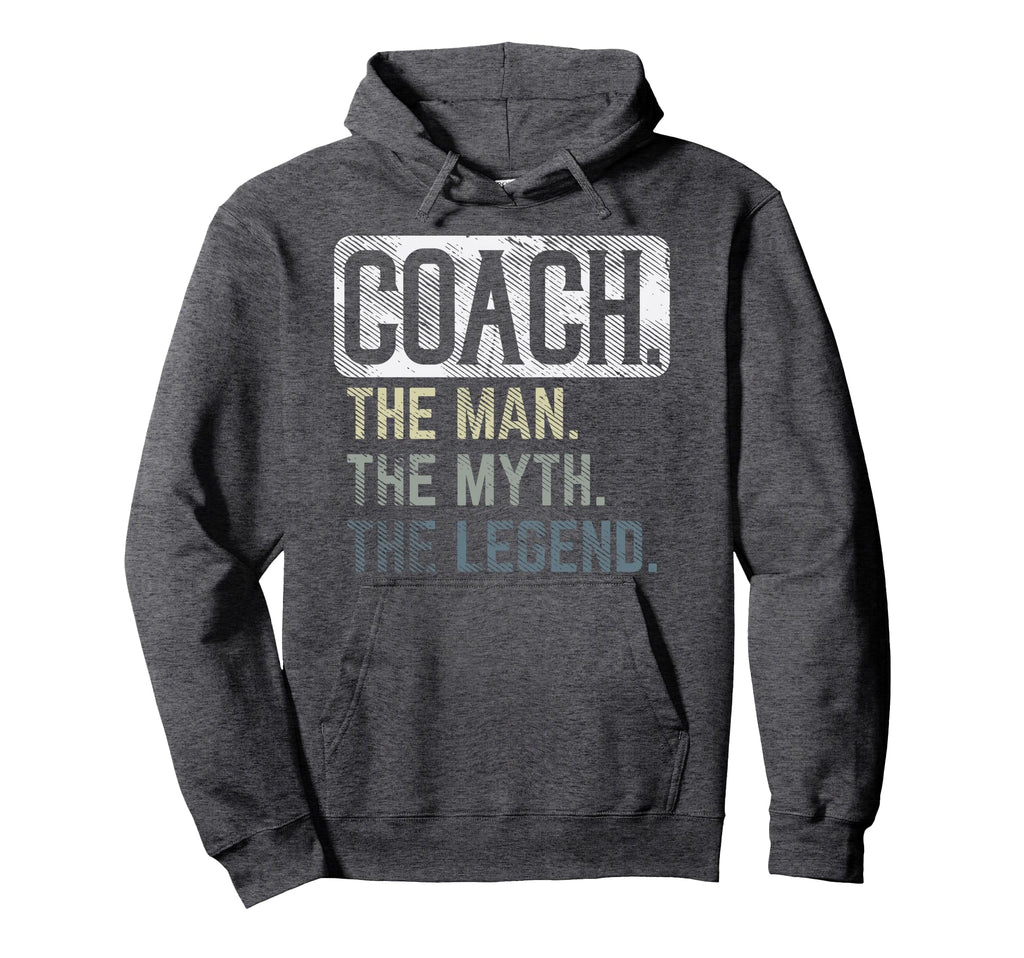 Coach Myth Legend Basketball Pe Hoodie - Minimalist Print for Adults - T-Shirt, Sweatshirt, Hoodie