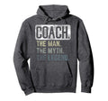 Coach Myth Legend Basketball Pe Hoodie - Minimalist Print for Adults - T-Shirt, Sweatshirt, Hoodie
