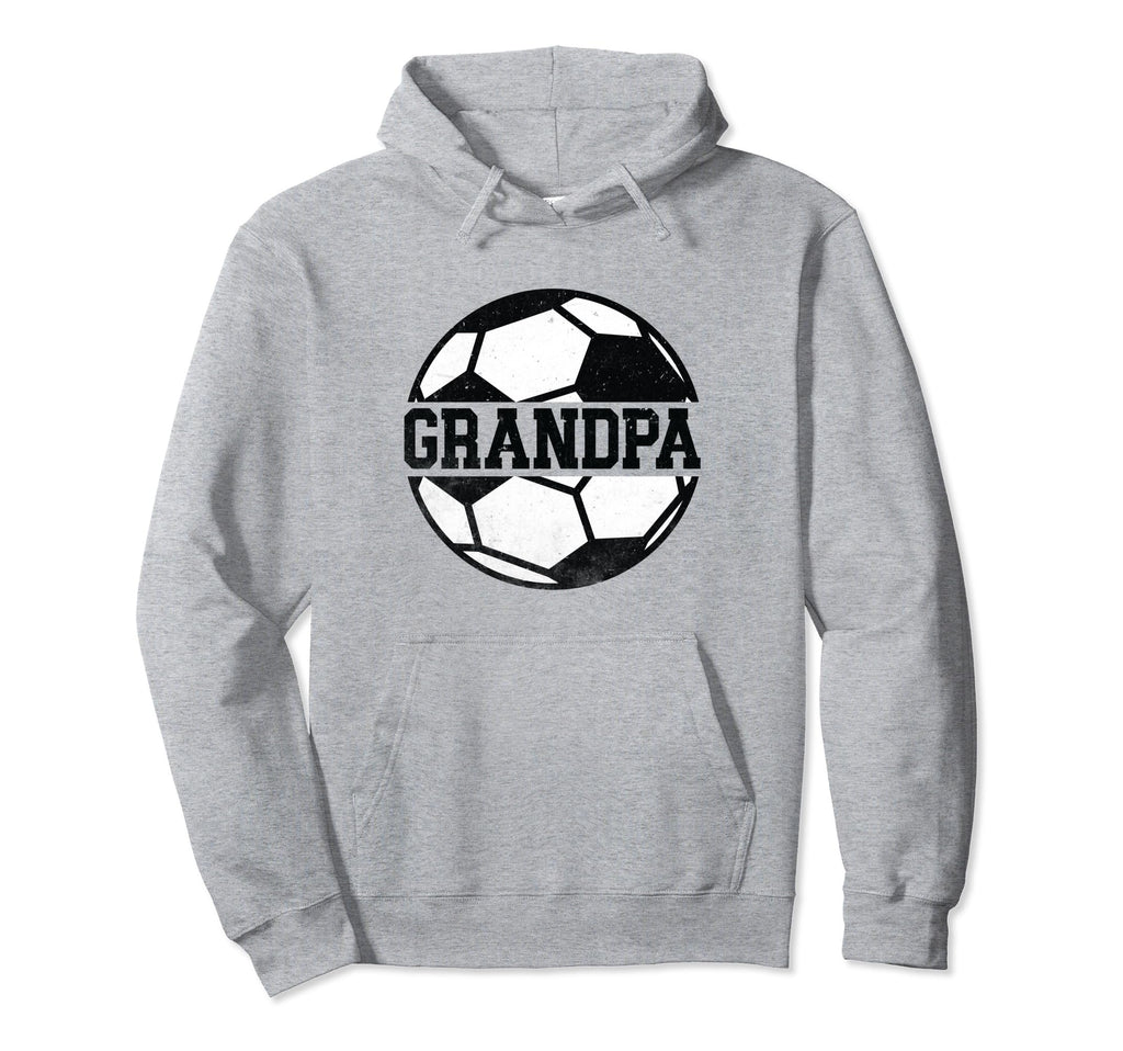 Soccer Grandpa Grandson Granddaughter Soccer Hoodie - Graphic Print Unisex - T-Shirt, Sweatshirt, Hoodie