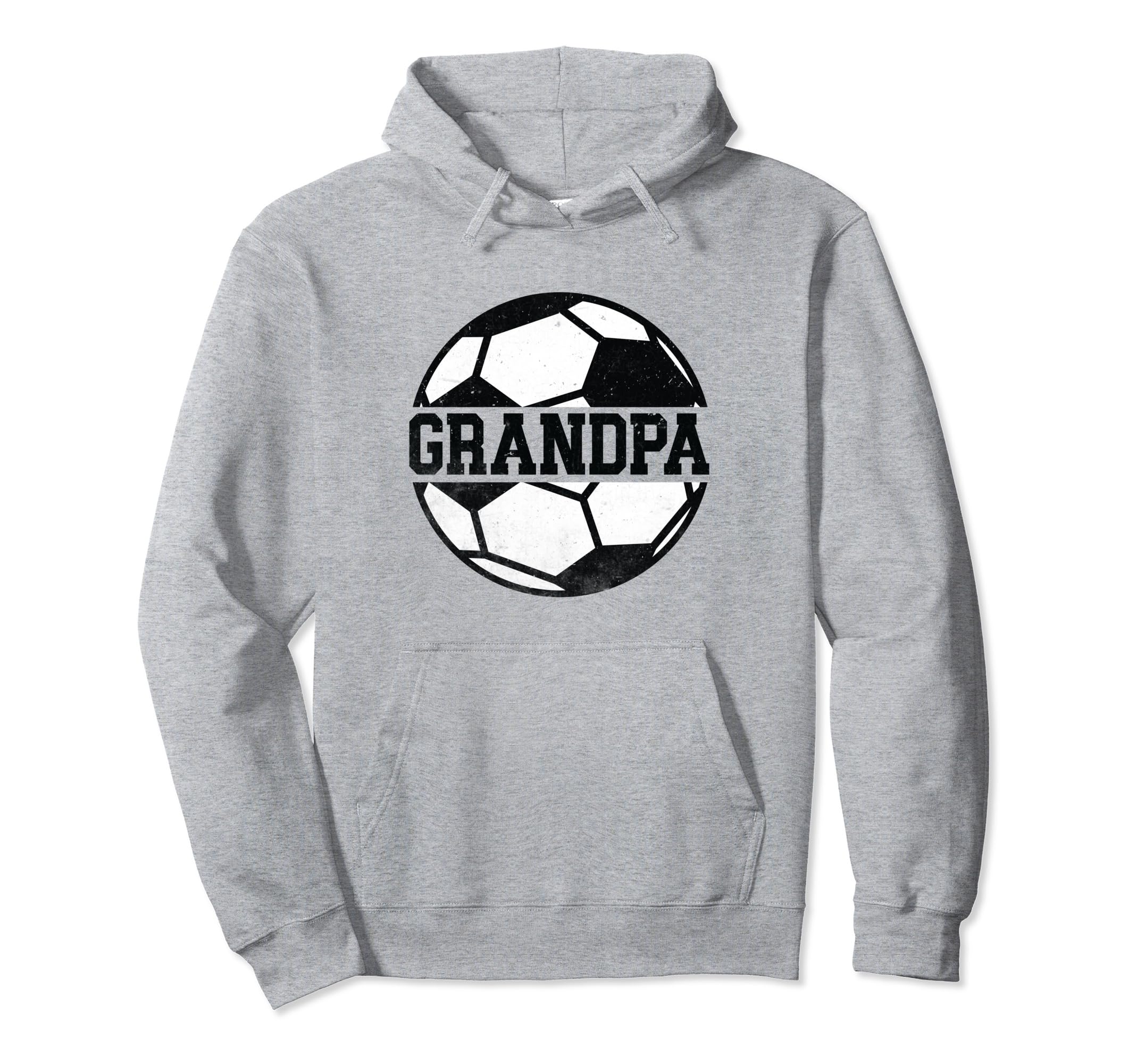 Soccer Grandpa Grandson Granddaughter Soccer Hoodie - Graphic Print Unisex - T-Shirt, Sweatshirt, Hoodie
