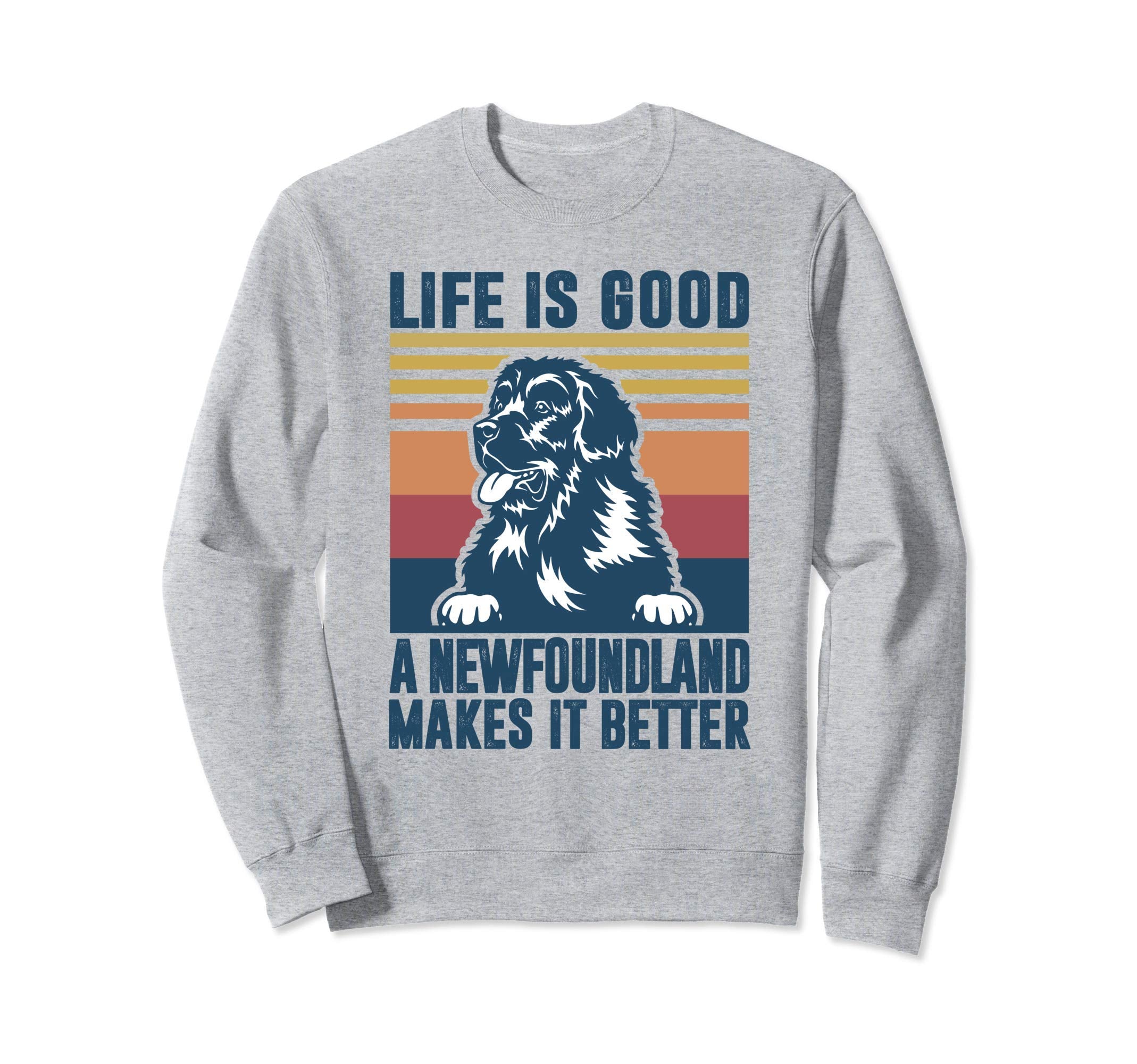 Newfoundland Gifts Dog Dad Dog Mom Sweatshirt - Minimalist Print Unisex - T-Shirt, Sweatshirt, Hoodie