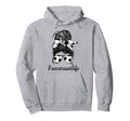 Soccer Aunt Life Messy Bun Proud Hoodie - Aesthetic Graphic for Adults - T-Shirt, Sweatshirt, Hoodie