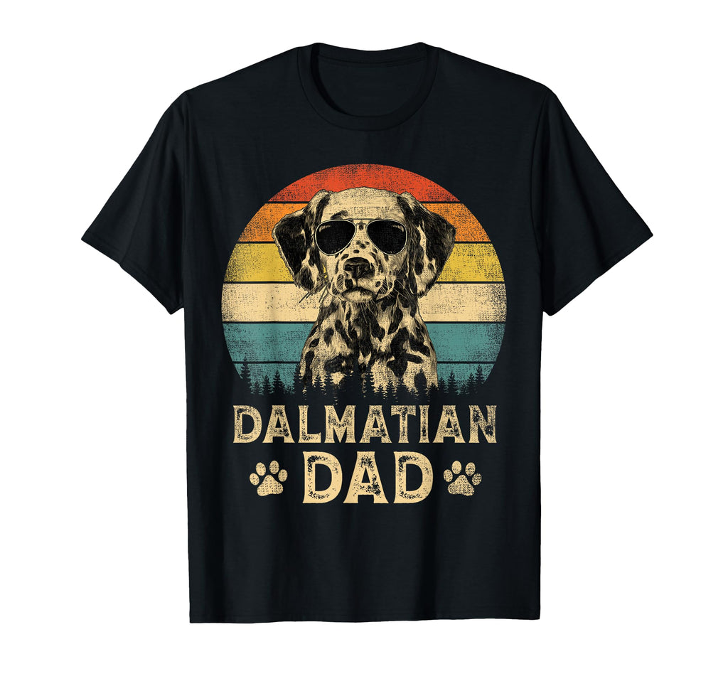 Dalmatian Dad Dog Lovers Fathers Day T-Shirt - Graphic Print Men Women - T-Shirt, Sweatshirt, Hoodie