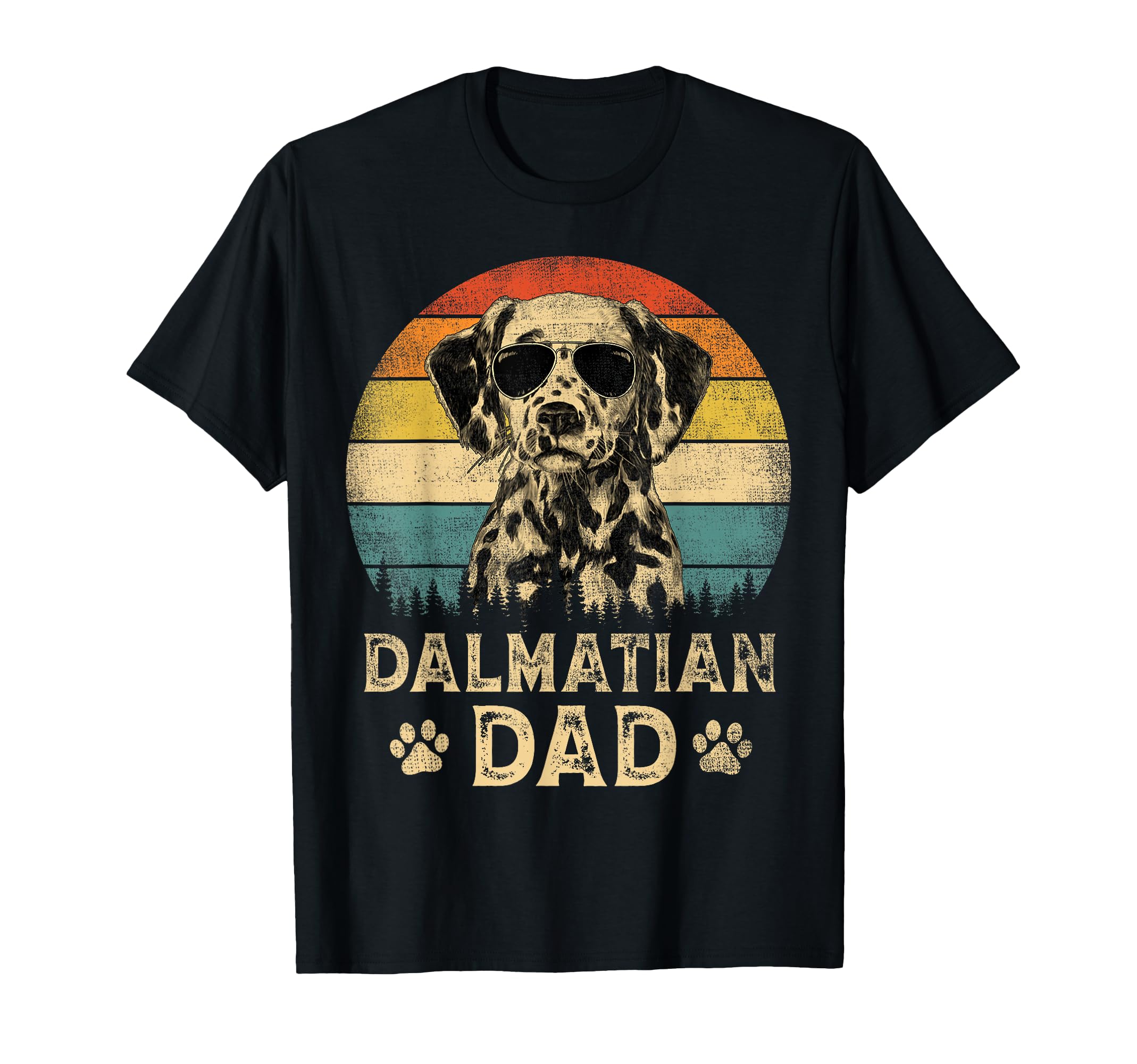 Dalmatian Dad Dog Lovers Fathers Day T-Shirt - Graphic Print Men Women - T-Shirt, Sweatshirt, Hoodie