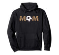 Soccer Ball Mom Leopard Hoodie - Casual Everyday Wear Men Women - T-Shirt, Sweatshirt, Hoodie