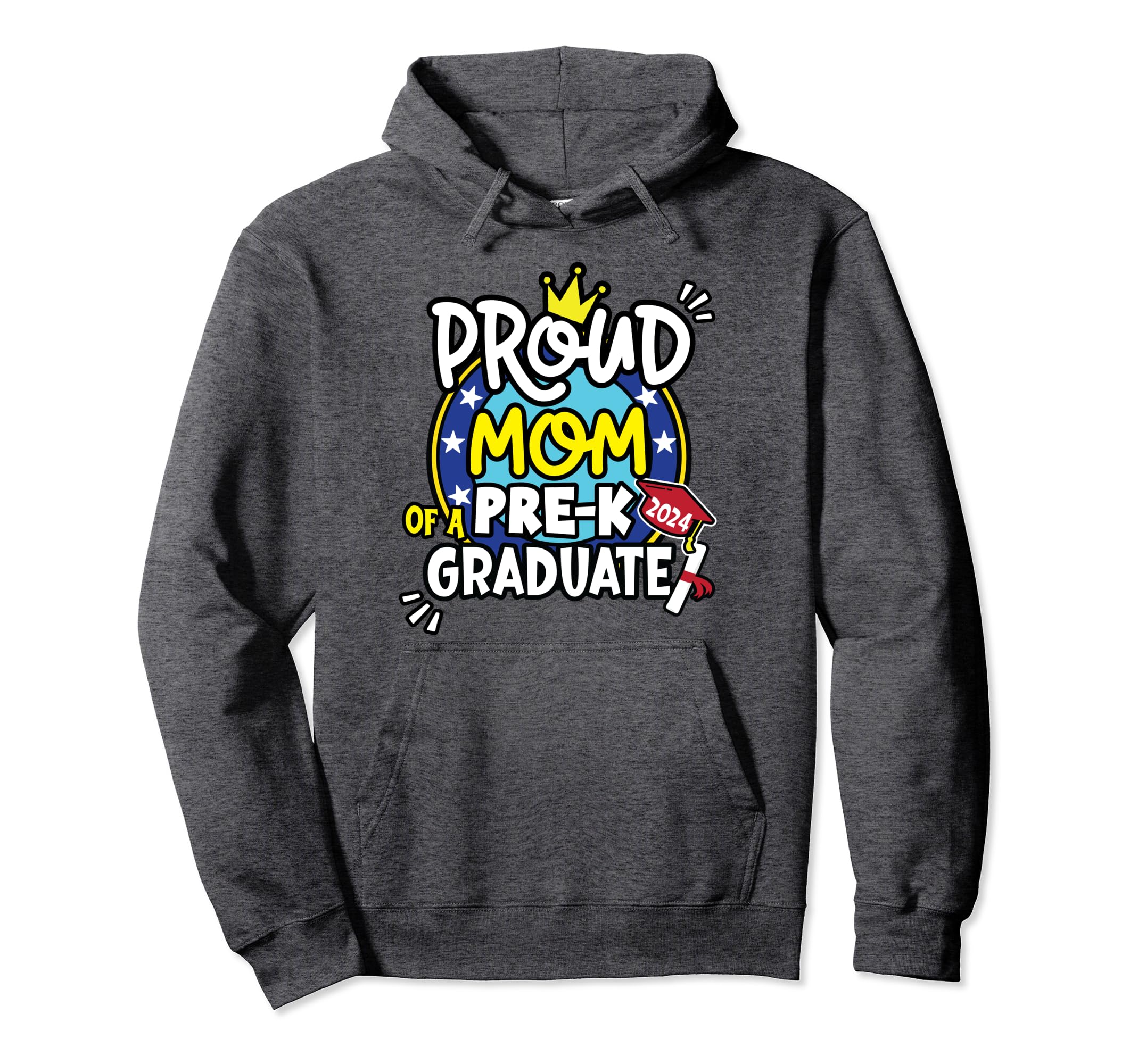 Proud Mom And Dad 2024 Grad Pre K Hoodie - Custom Art Print for Adults - T-Shirt, Sweatshirt, Hoodie