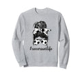 Soccer Aunt Life Messy Bun Proud Soccer Sweatshirt - Unique Graphic Unisex - T-Shirt, Sweatshirt, Hoodie