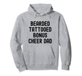 Cheer Dad Cheerleading Bearded And Hoodie - Casual Everyday Wear Unisex - T-Shirt, Sweatshirt, Hoodie