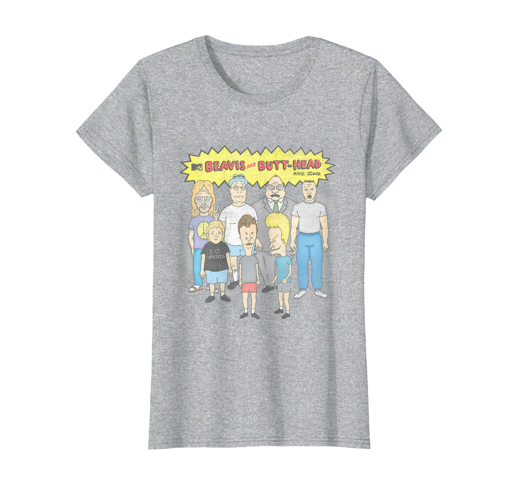 Beavis And Butt Head Group Shot T-Shirt - Graphic Print for Adults - T-Shirt, Sweatshirt, Hoodie