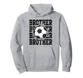 Soccer Brother Cracked Wall Family Hoodie - Trendy Graphic Men Women - T-Shirt, Sweatshirt, Hoodie