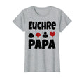 Funny Euchre Papa Game Night Player T-Shirt - Custom Art Print Unisex - T-Shirt, Sweatshirt, Hoodie
