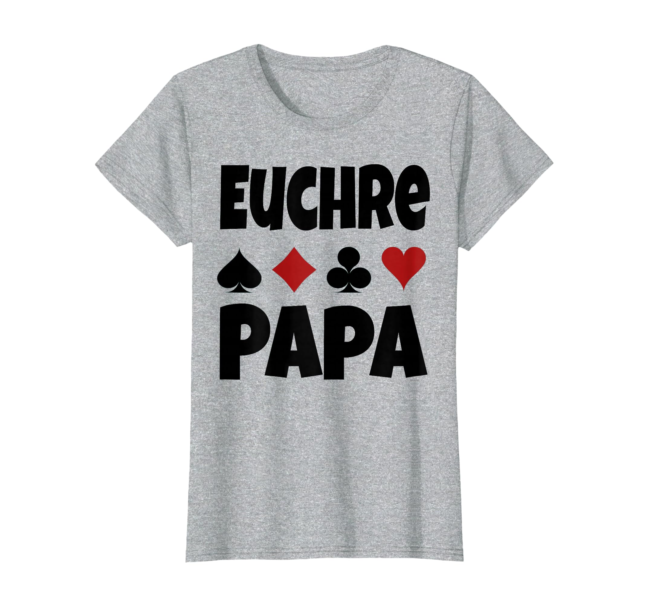 Funny Euchre Papa Game Night Player T-Shirt - Custom Art Print Unisex - T-Shirt, Sweatshirt, Hoodie