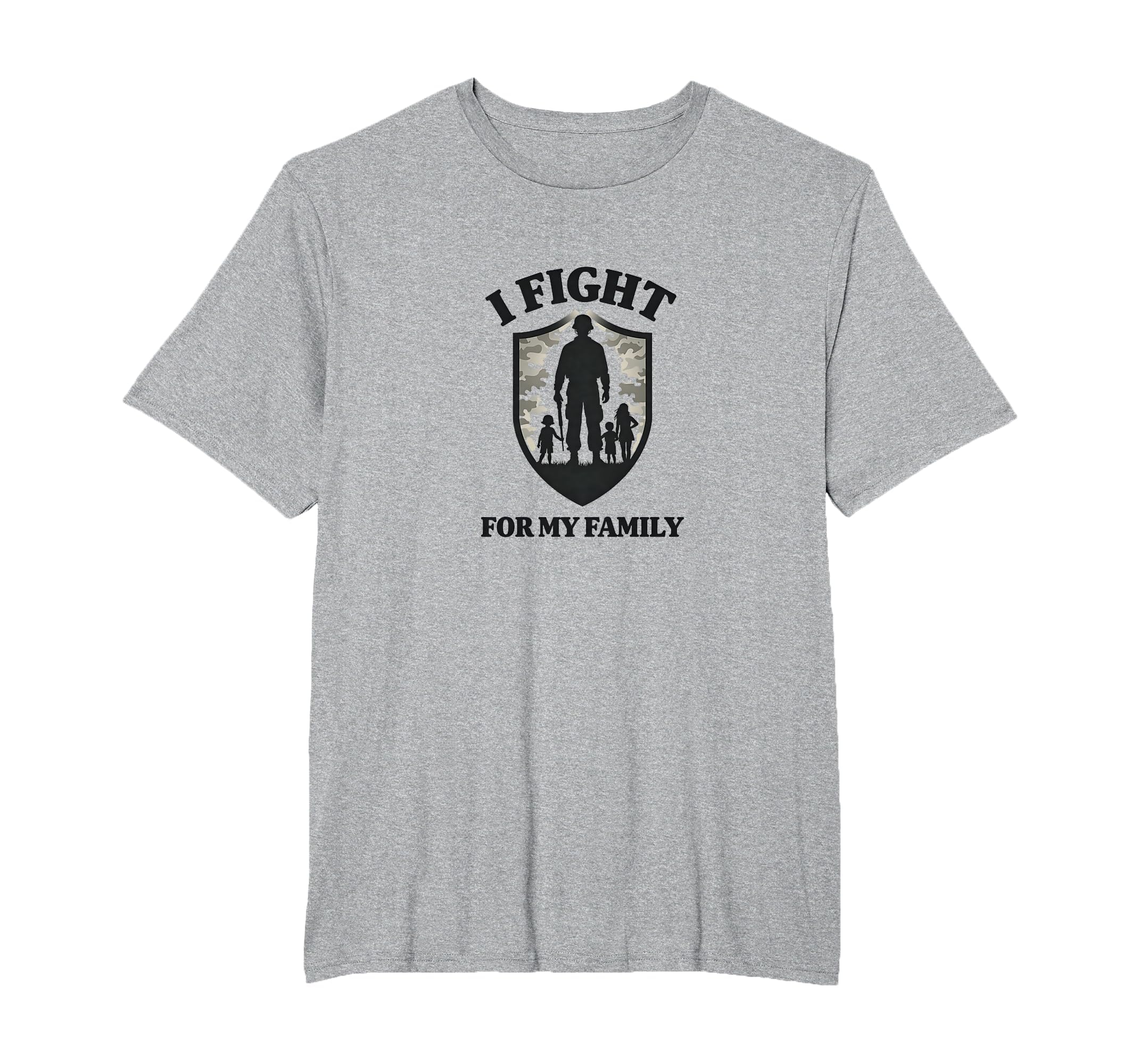 Army Dads I Fight My Family Military T-Shirt - Minimalist Print Unisex - T-Shirt, Sweatshirt, Hoodie