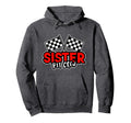 Sister Pit Crew Funny Car Race Hoodie - Custom Art Print for Adults - T-Shirt, Sweatshirt, Hoodie
