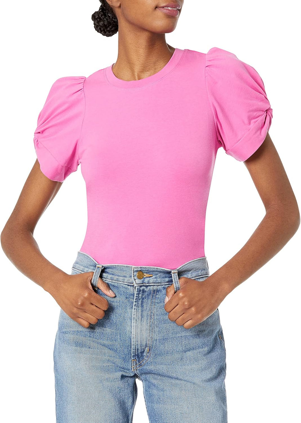 Women's Regular-Fit Twist Puff Sleeve Crewneck - Adult & Kids T-Shirts, Sweatshirts & Hoodies apparel design preview 1