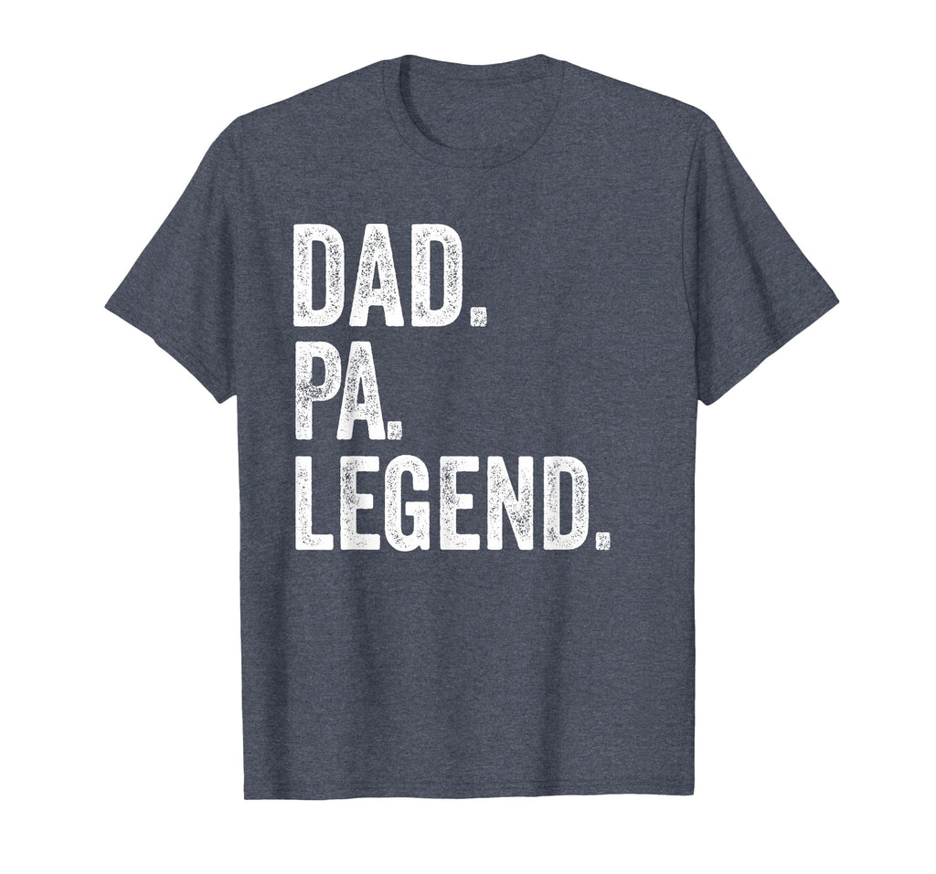 Dad Pa Legend Distressed Bold Pa T-Shirt - Aesthetic Graphic Unisex - T-Shirt, Sweatshirt, Hoodie