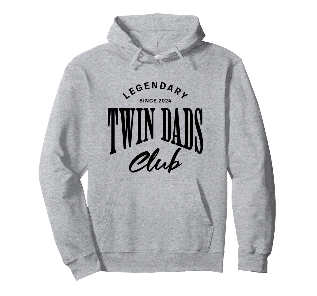 Twin Dad Club Father Daddy Hoodie - Unique Graphic for Adults - T-Shirt, Sweatshirt, Hoodie