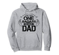One Badass Bonus Dad Fathers Day Party Hoodie - Aesthetic Graphic Unisex - T-Shirt, Sweatshirt, Hoodie