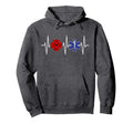 Firefighter Emt Heartbeat Paramedic Hoodie - Custom Art Print for Adults - T-Shirt, Sweatshirt, Hoodie