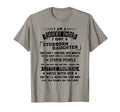 Mens I Am Lucky Dad I Have Stubborn T-Shirt - Novelty Apparel Unisex - T-Shirt, Sweatshirt, Hoodie