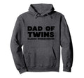 Dad Twins Overachiever Papa Family Hoodie - Trendy Graphic Unisex - T-Shirt, Sweatshirt, Hoodie