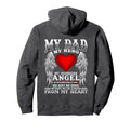 My Dad My Hero My Guardian Angel Hoodie - Aesthetic Graphic for Adults - T-Shirt, Sweatshirt, Hoodie