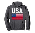 American Flag Usa Patriotic July 4Th Us Hoodie - Trendy Graphic Men Women - T-Shirt, Sweatshirt, Hoodie