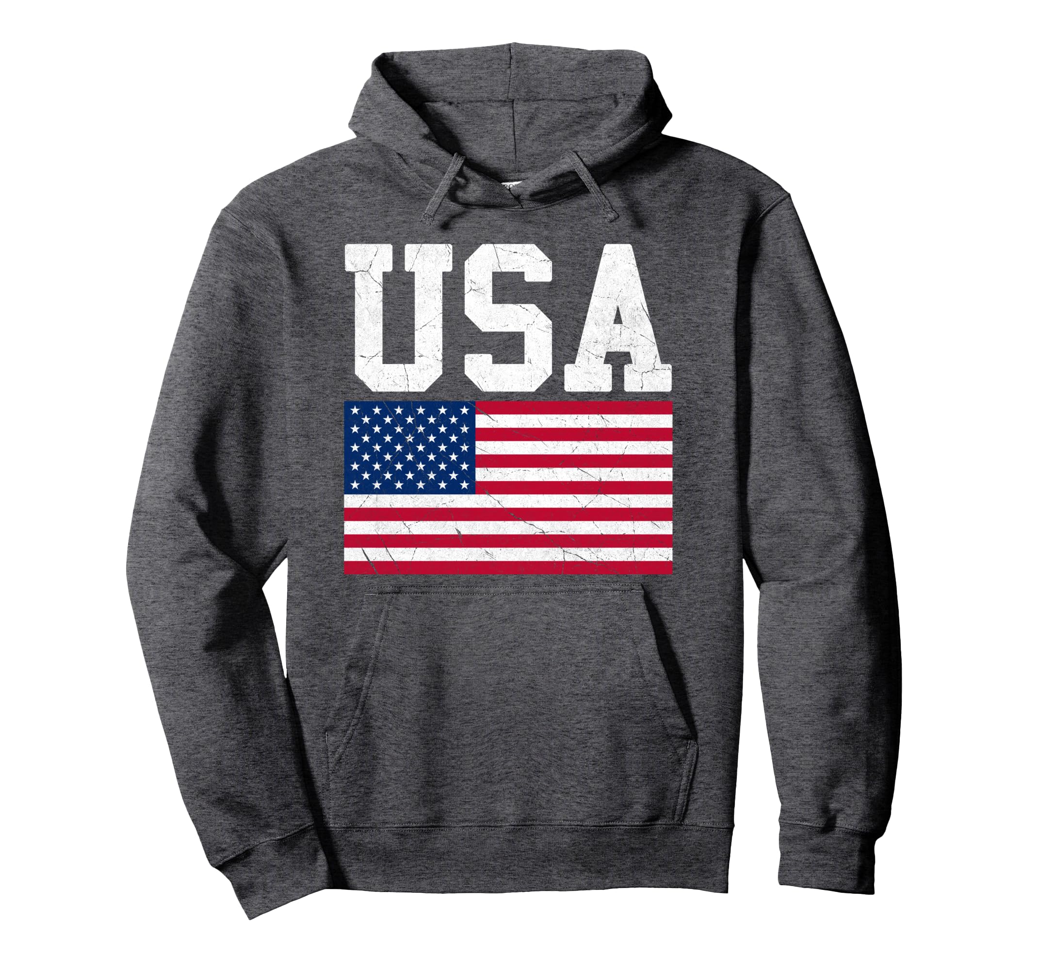 American Flag Usa Patriotic July 4Th Us Hoodie - Trendy Graphic Men Women - T-Shirt, Sweatshirt, Hoodie