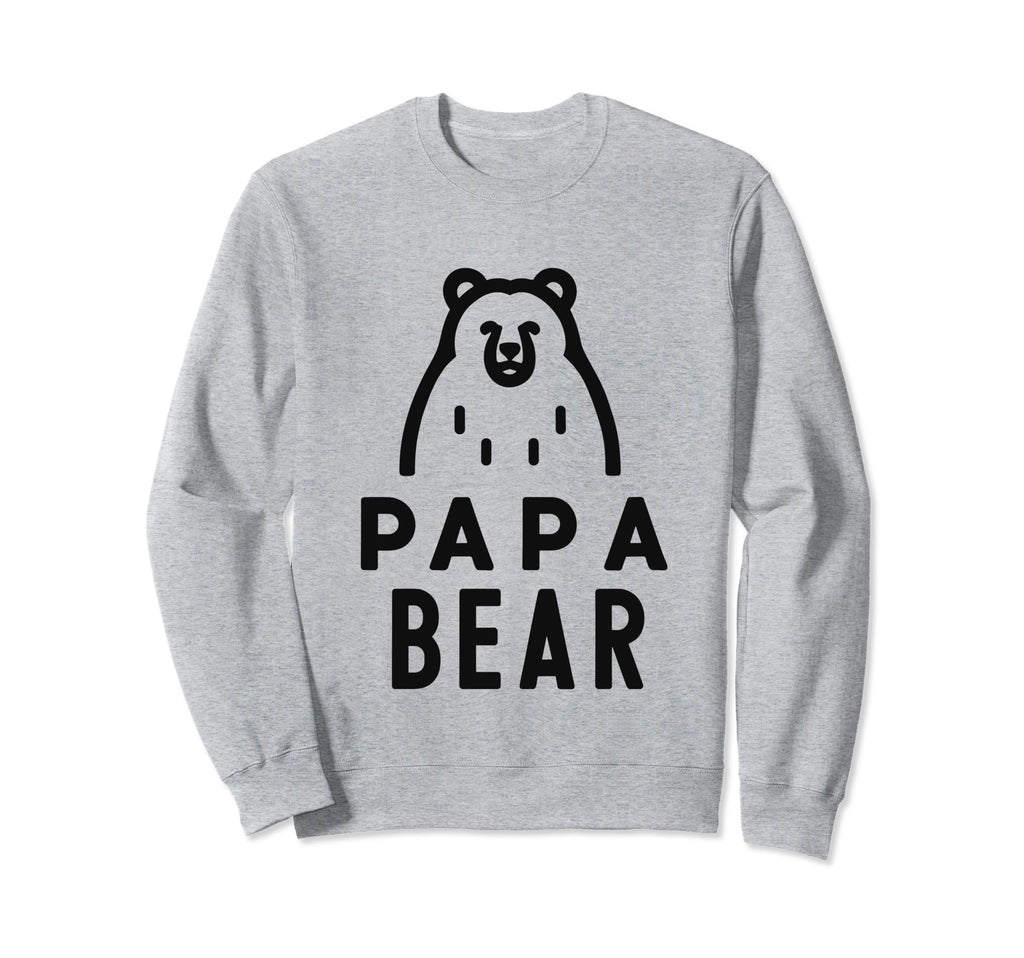 Papa Bear Proud Dad Husband Uncle Sweatshirt - Custom Art Print Unisex - T-Shirt, Sweatshirt, Hoodie
