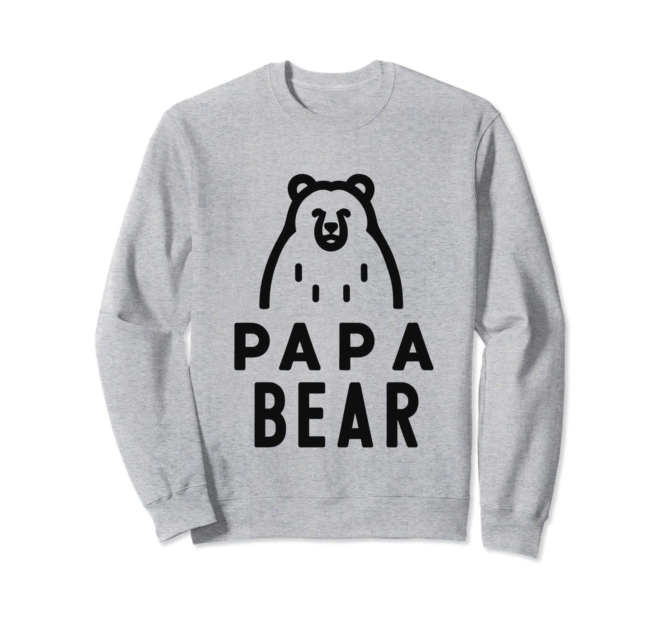 Papa Bear Proud Dad Husband Uncle Sweatshirt - Custom Art Print Unisex - T-Shirt, Sweatshirt, Hoodie