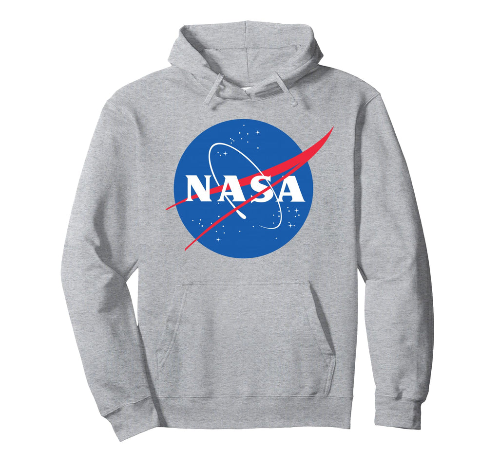 Heather Grey Nasa Hoodie - Aesthetic Graphic Unisex - T-Shirt, Sweatshirt, Hoodie