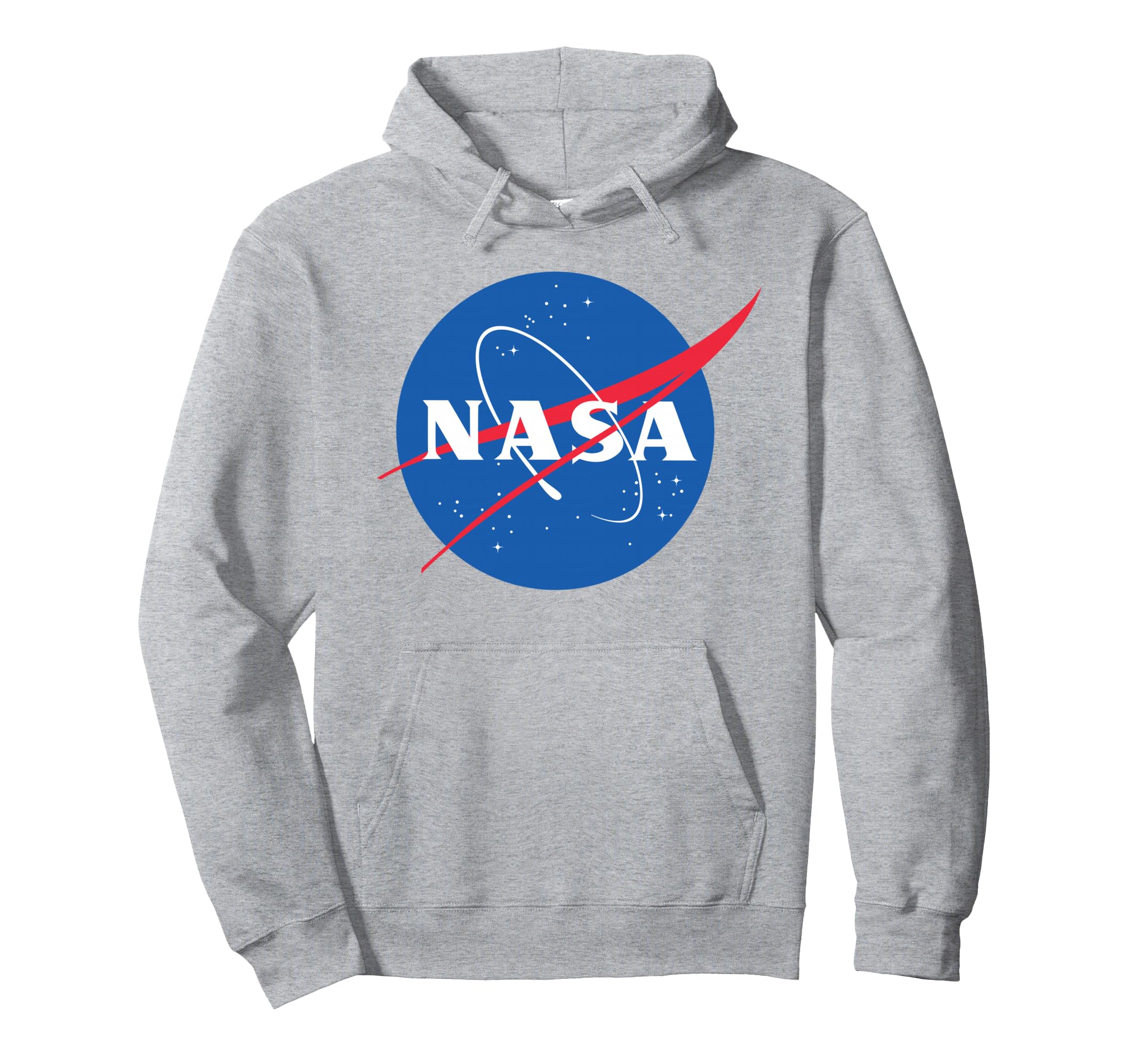 Heather Grey Nasa Hoodie - Aesthetic Graphic Unisex - T-Shirt, Sweatshirt, Hoodie