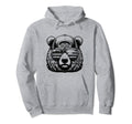 Papa Bear Face Sunglases 4Th July Hoodie - Novelty Apparel Men Women - T-Shirt, Sweatshirt, Hoodie