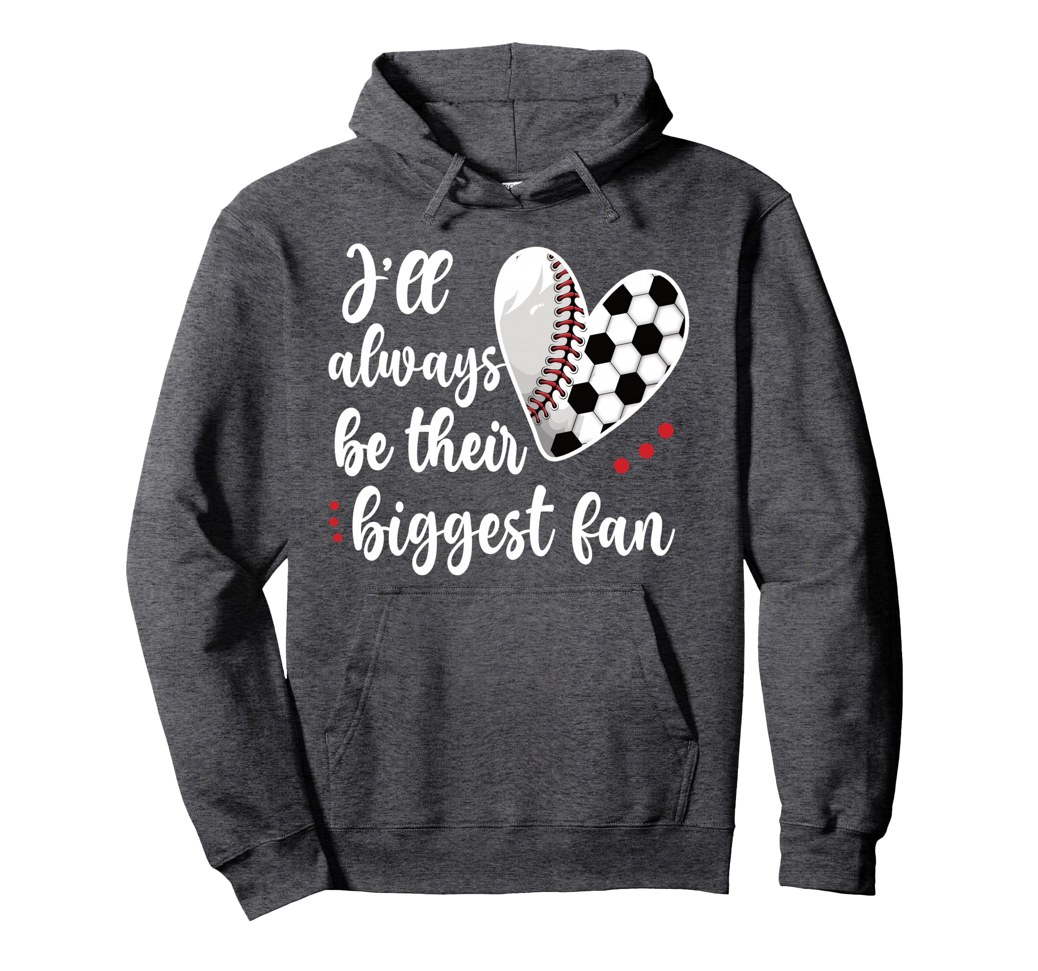 Huge Fan Soccer Baseball Player Mama Hoodie - Novelty Apparel for Adults - T-Shirt, Sweatshirt, Hoodie