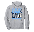 Game Day Soccer Season Light Blue Hoodie - Trendy Graphic for Adults - T-Shirt, Sweatshirt, Hoodie