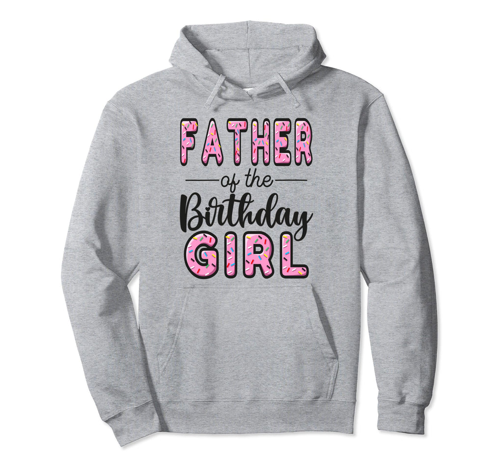 Father Birthday Donut Dad First Bday Hoodie - Minimalist Print Men Women - T-Shirt, Sweatshirt, Hoodie