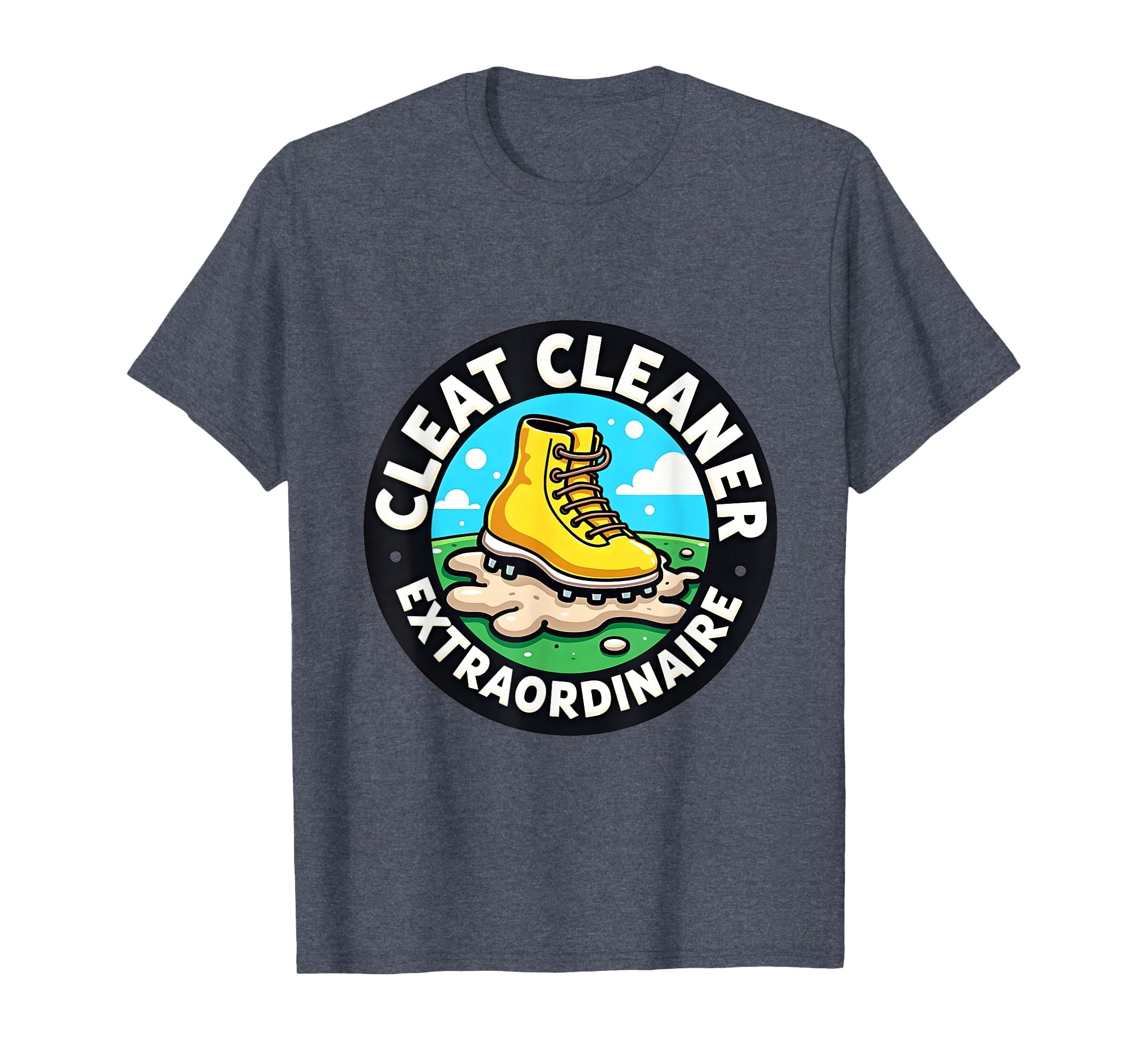Cleat Cleaner Extraordinaire Soccer Mom T-Shirt - Unique Graphic for Adults - T-Shirt, Sweatshirt, Hoodie