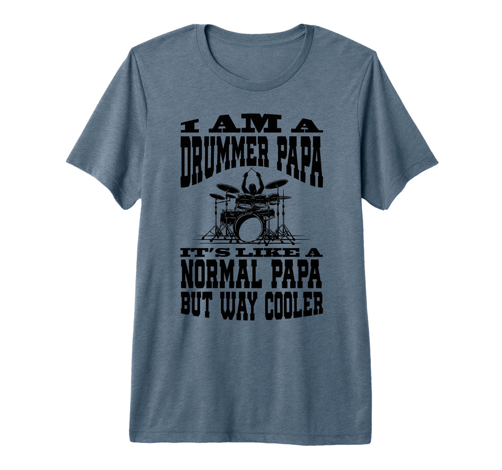 Mens I Am Drummer Dad Funny T-Shirt - Minimalist Print for Adults - T-Shirt, Sweatshirt, Hoodie