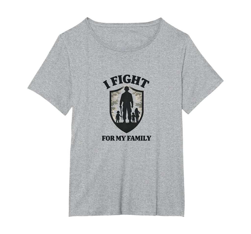 Army Dads I Fight My Family Military T-Shirt - Aesthetic Graphic Men Women - T-Shirt, Sweatshirt, Hoodie