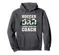 Soccer Dad Louder Than Coach Funny Hoodie - Graphic Print for Adults - T-Shirt, Sweatshirt, Hoodie