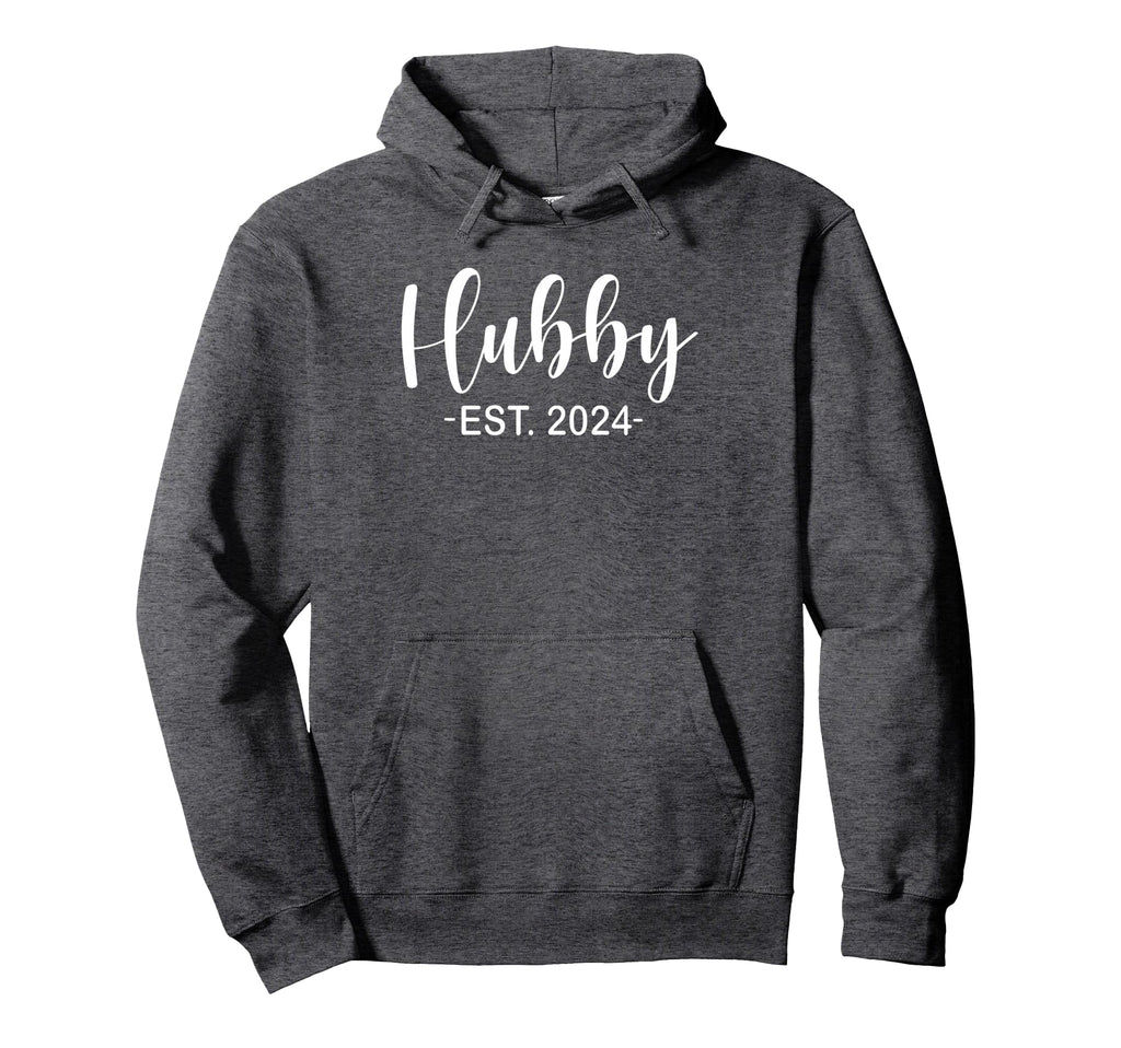 Hubby Est 2024 Just Married Honeymoon Hoodie - Fun Novelty Design Unisex - T-Shirt, Sweatshirt, Hoodie