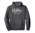 Hubby Est 2024 Just Married Honeymoon Hoodie - Fun Novelty Design Unisex - T-Shirt, Sweatshirt, Hoodie