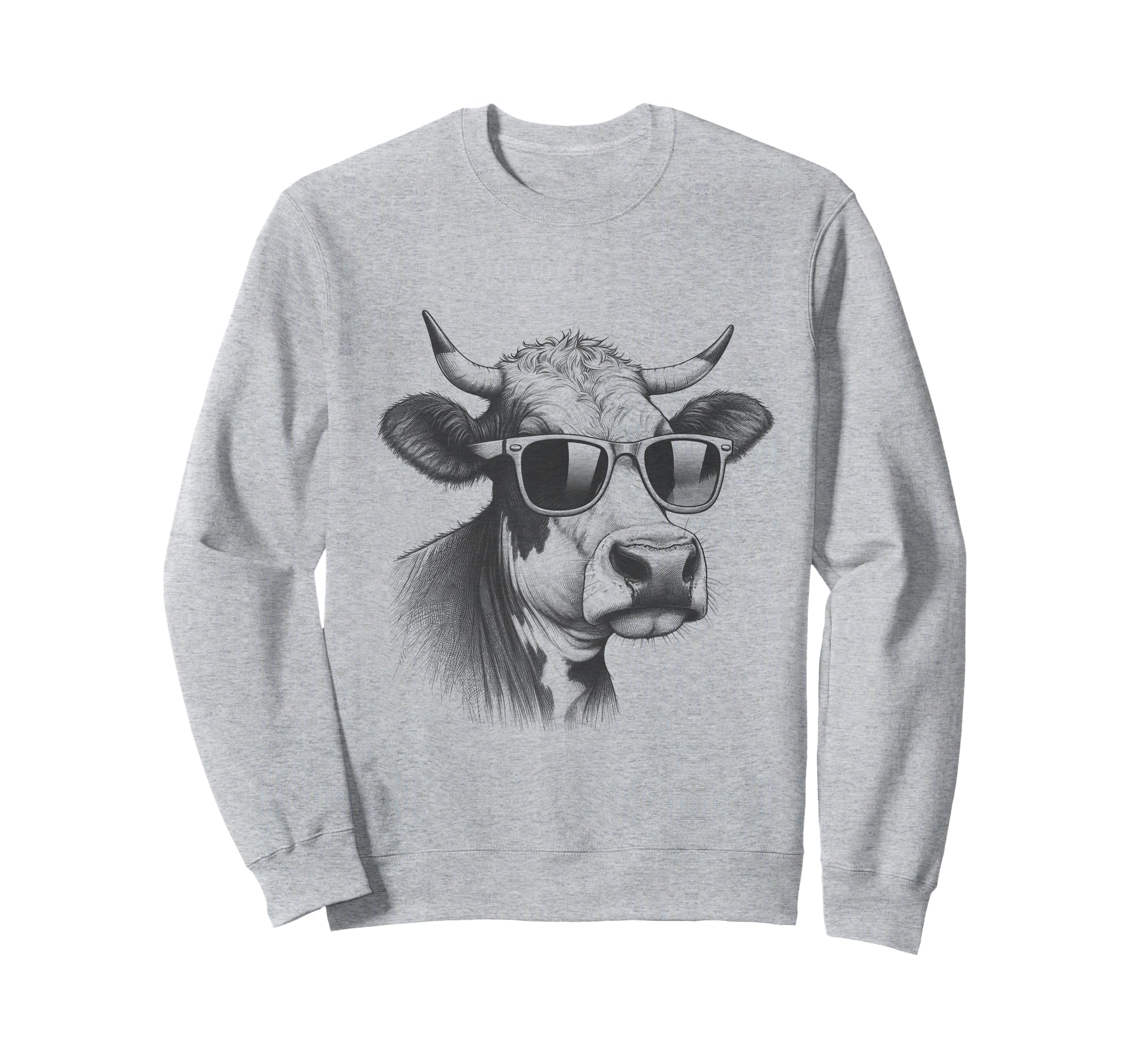 Cow Dad Sunglasses And Sweatshirt - Streetwear Style Men Women - T-Shirt, Sweatshirt, Hoodie