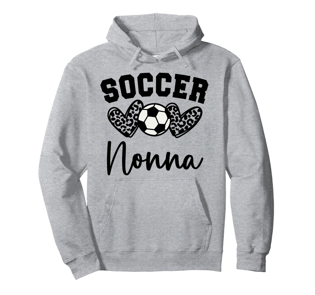 Soccer Nonna Matching Family Soccer Hoodie - Minimalist Print Unisex - T-Shirt, Sweatshirt, Hoodie