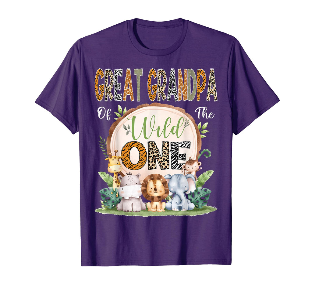 Great Grandpa Wild One 1St Birthday T-Shirt - Unique Graphic Men Women - T-Shirt, Sweatshirt, Hoodie