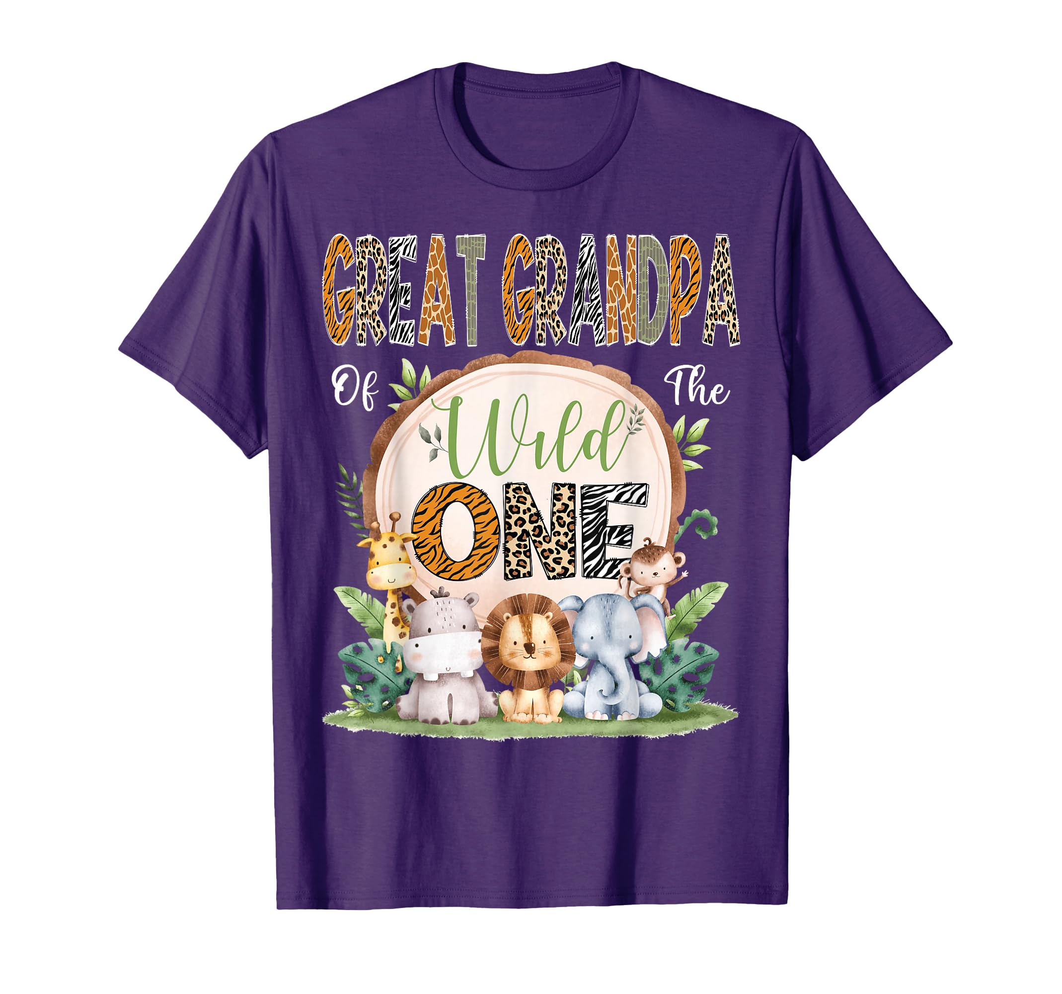 Great Grandpa Wild One 1St Birthday T-Shirt - Unique Graphic Men Women - T-Shirt, Sweatshirt, Hoodie
